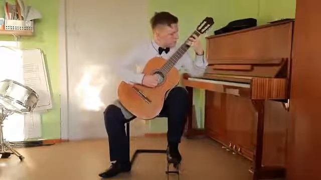 Баев Евг. "Чёрный ворон" исп Быков Денис (Оёкская ДМШ). смотреть онлайн