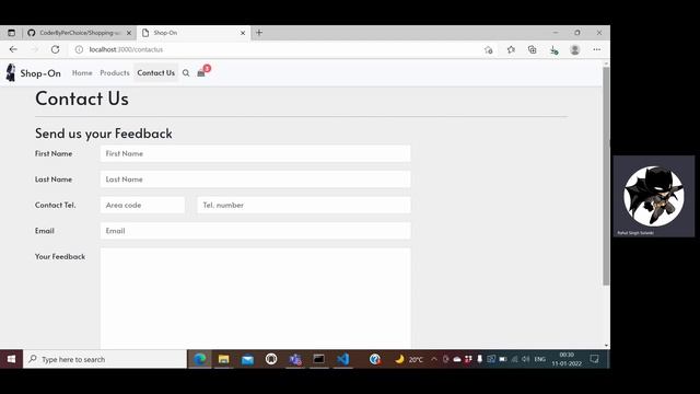 Shopping Cart using React, Context API, Bootstrap, Fontawesome, toastify, reactstrap and stripe. смотреть онлайн
