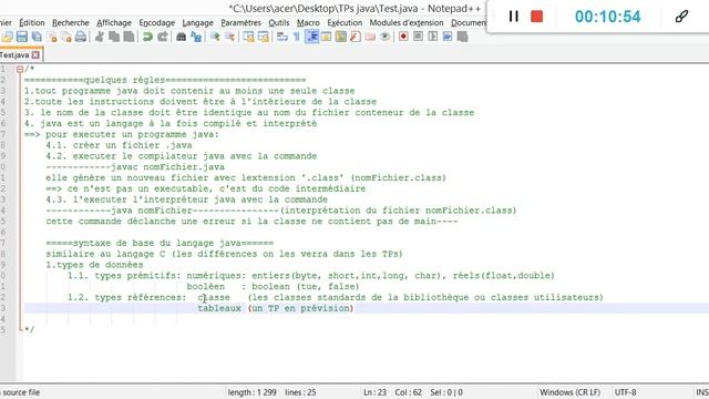 ?️TP°0 (2/4): types de données |programmation procédurale sous Java смотреть онлайн