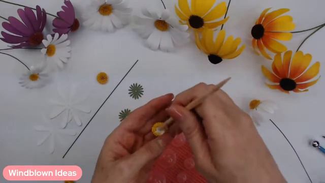 Paper Daisy from Deluxe Paper Flower Tool Kit смотреть онлайн
