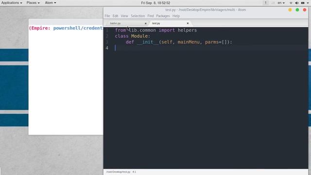Python Development Project Empire-Post-Exploitation / self.info 5 смотреть онлайн