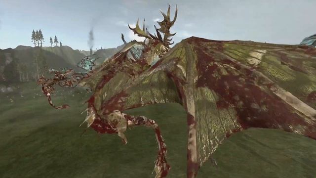 Ледяной змей vs Лесной дракон: Total War Warhammer 2. тесты юнитов v1.12.1. смотреть онлайн