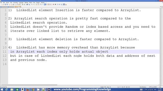 Java Tutorial For Beginners 33 Difference between LinkedList vs ArrayList смотреть онлайн