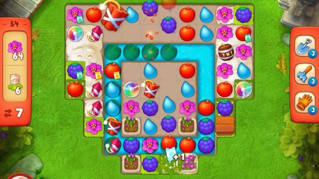 GardenScapes Level 54 no boosters смотреть онлайн