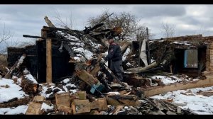 Финал - Старый дом полностью снесен! Жизнь в белорусской деревне / Снесли деревенский дом