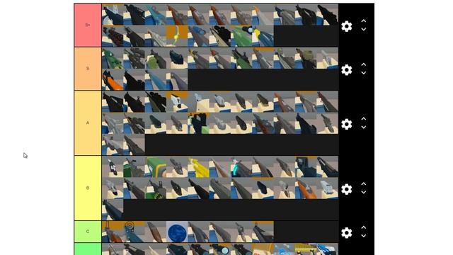 The ULTIMATE Arsenal TIER LIST... (ROBLOX) смотреть онлайн