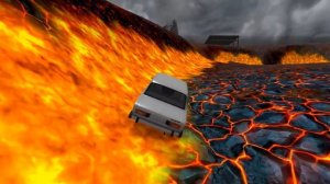 ДОРОГА В АД! НА МАШИНЕ К ЖЕРЛУ ВУЛКАНА | BeamNG.drive