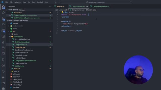 Vue Composition API & Components смотреть онлайн
