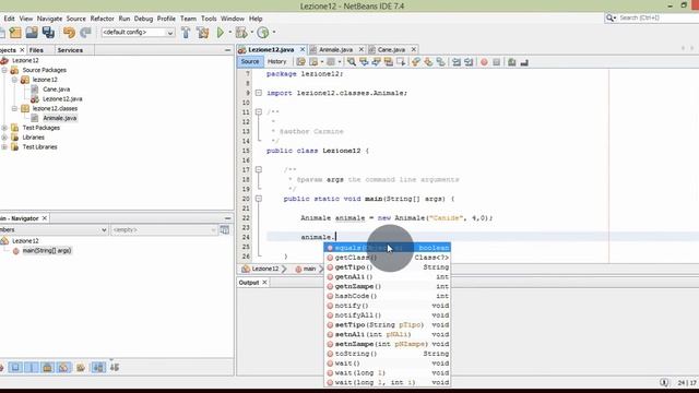 Lezione #12 : Ereditarietà e keywords private, public e protected - Corso Base Java смотреть онлайн