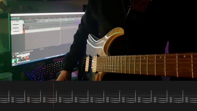 Bullet For My Valentine- Knives Guitar Cover + Screen Tabs смотреть онлайн