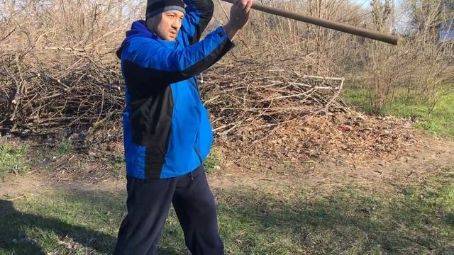 Работа с палкой. Ренса Хонте Учи смотреть онлайн