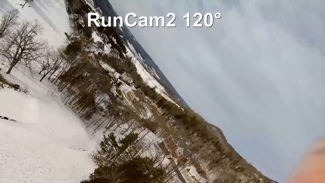 RuncCam2 WiFi 170° Lens vs 120° Lens Flight Footage Comparison смотреть онлайн