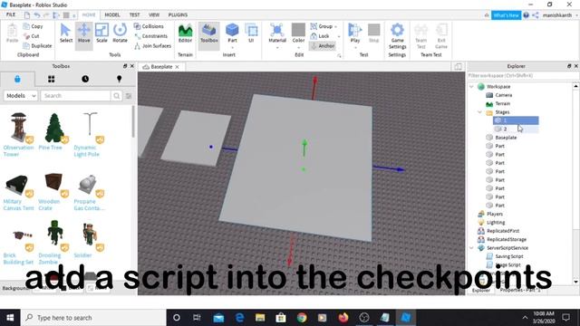 how to make obby game on roblox studio (with auto save and anti cheat) смотреть онлайн