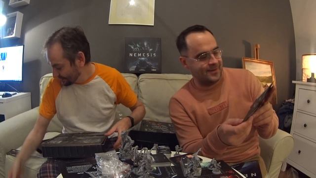 Nemesis ( Немезис ) распаковка английской версии с допами Kickstarter