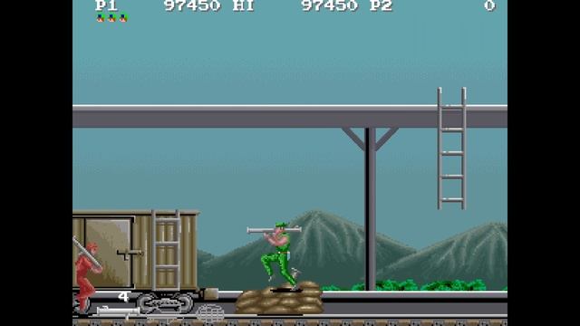M.I.A.: Missing in Action. [Arcade -Konami]. (1989). 1 Crap loop. 60Fps. смотреть онлайн