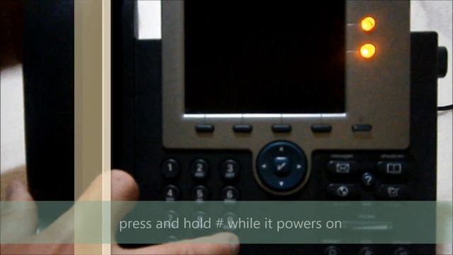 how to factory rest Cisco cp-7945g IP phone смотреть онлайн