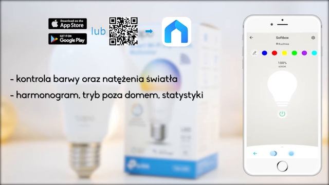 TP-Link Tapo L530E - inteligentna żarówka LED z paletą barw RGB смотреть онлайн
