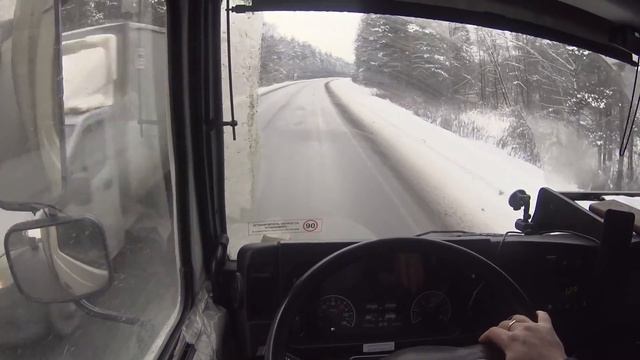 Маз 4371 Зубренок, Уральские горы, поломка