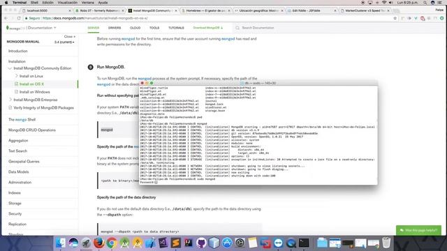 MongoDB en MAC смотреть онлайн