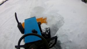 ❄Самодельный трактор 4х4, Чистка снега❄