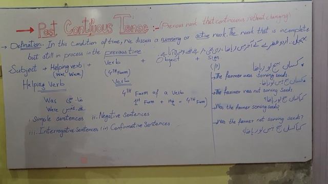 Past Continuous Tense By Mian Mehmood Afzal (The Learning House TSK) смотреть онлайн