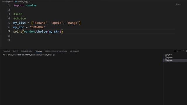 THƯ VIỆN PYTHON #2 - RANDOM LIBRARY смотреть онлайн