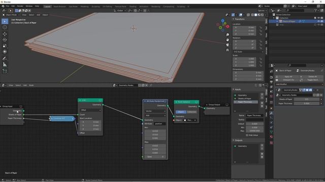 Practical Geometry Nodes: Reusable Stack of Paper смотреть онлайн