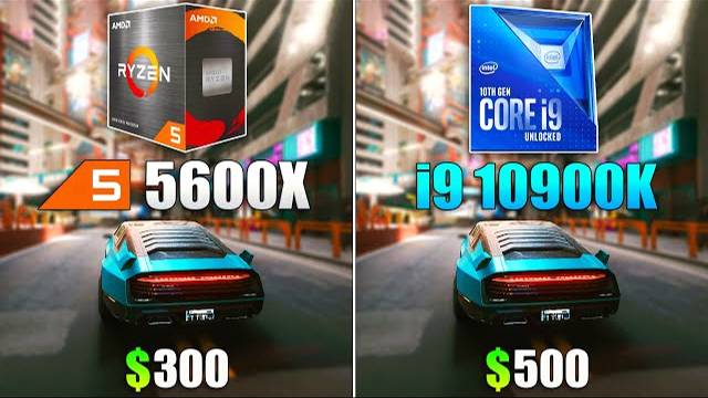 Ryzen 5 5600X Vs Core I9 10900K - Test In 8 Games