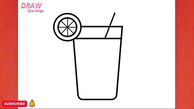 HOW TO DRAW ORANGE JUICE CUTE DRINK, STEP BY STEP, DRAW Cute things смотреть онлайн