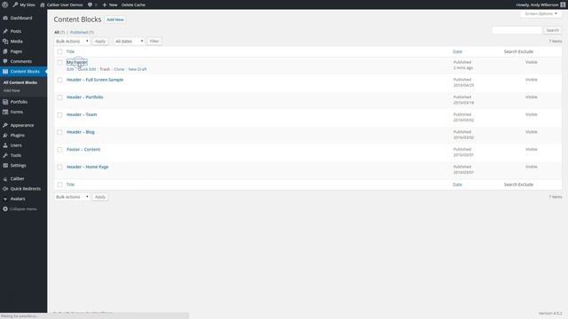 Caliber Theme - Custom Footers смотреть онлайн