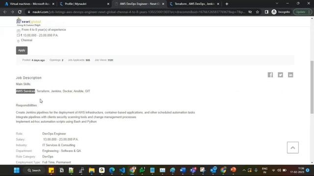 AWS Job opportunities | AWS Cloud engineer roles and responsibilities | How to build AWS Profile | смотреть онлайн
