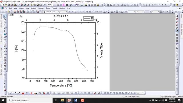 TGA & DSC double plot (double Y-axis in a single graph) - 20 смотреть онлайн