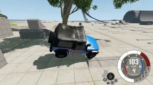 Машины разбиваются в игре BeamNG