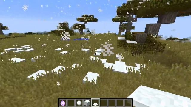 КАК СКРАФТИТЬ ГЕНЕРАТОР СНЕГА И ЗИМЫ В MINECRAFT? НОВЫЙ ГОД СКОРО )))