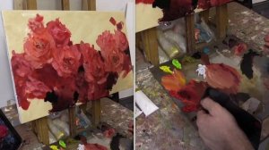 Как написать розы.How to paint roses.Oil painting by Oleg Buiko. Живопись маслом