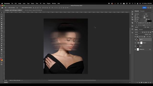 How to Create a Motion Blur Effect in Photoshop смотреть онлайн