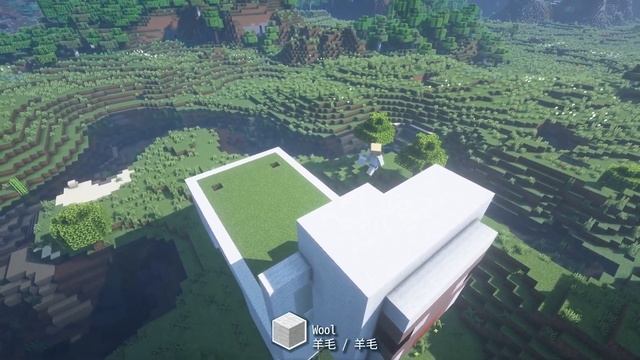 Minecraft | Giant Sheep House Tutorial : How to Build a Sky Farm for Sheep | shear wool смотреть онлайн
