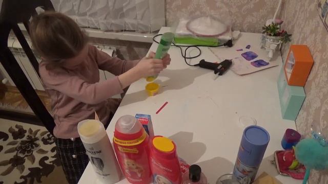 Делаю слайм из шампуня. смотреть онлайн