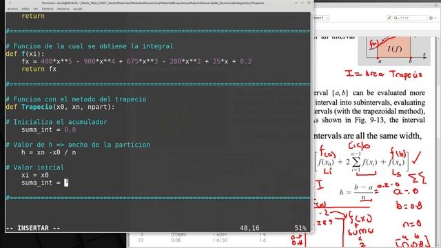 Integración Numérica con Método del Trapecio en Python смотреть онлайн