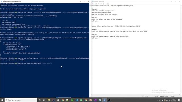 AWS Cognito | Password & Password-less(OTP) authentication - Demo using AWS CLI & JAVA Sdk's смотреть онлайн
