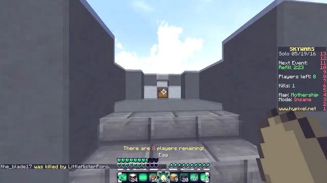 Наконец новые карты для SkyWars | SkyWars [HyPixel][720HD+60FPS] смотреть онлайн