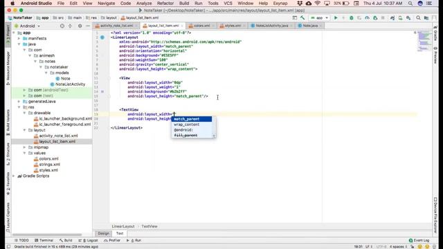 Part 2 | Creating RecyclerView ListItem in XML layout | SQLite Series смотреть онлайн