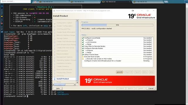 02 Oracle Clusterware 19c Installation & Oracle RAC 19c Binary Installation NOV2020 [08112020] смотреть онлайн