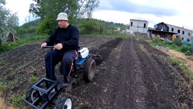 Сборка и испытание пахотного модуля для переднего адаптера к мотоблоку Нева. смотреть онлайн