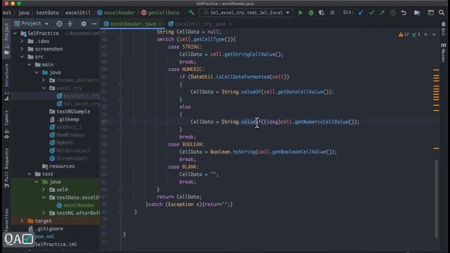Utility to read excel data based on column name in Selenium Java смотреть онлайн