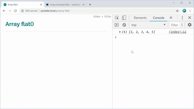 Array flat() method in JavaScript! - New in Chrome Update 69 смотреть онлайн