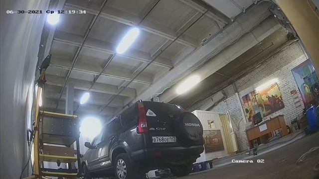 Установка защиты на Honda CR-V II 2003 год. MOTODOR, арт. 00824 смотреть онлайн