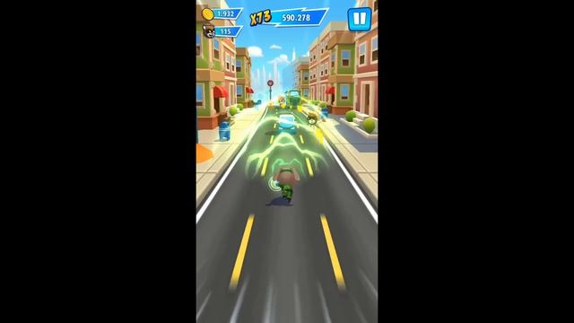 Siêu Nhân Chó Ben Xanh Lá Cây Chạy Lượm Vàng - Talking Tom Hero Dash - Run Game #5 смотреть онлайн