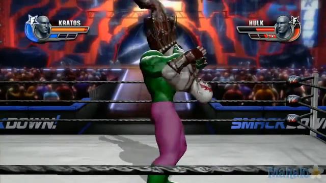 WWE All Stars Grudge Match - Kratos Vs. The Hulk смотреть онлайн