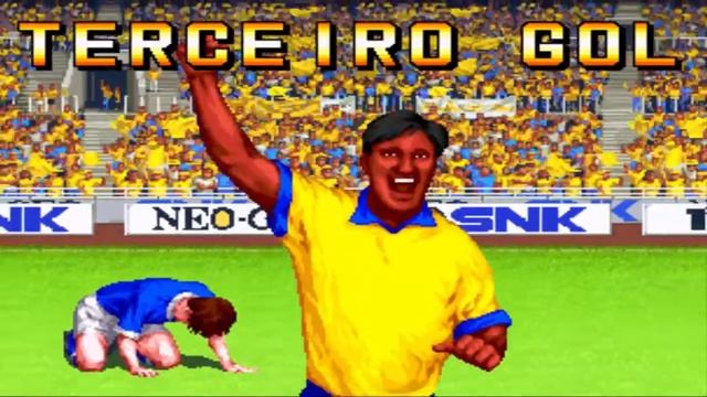 Brasil x Itália - Super Sidekicks 3 - The Next Glory (Neo Geo) смотреть онлайн